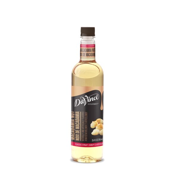 Jarabe de nuez de macadamia gourmet gourmet -  1l