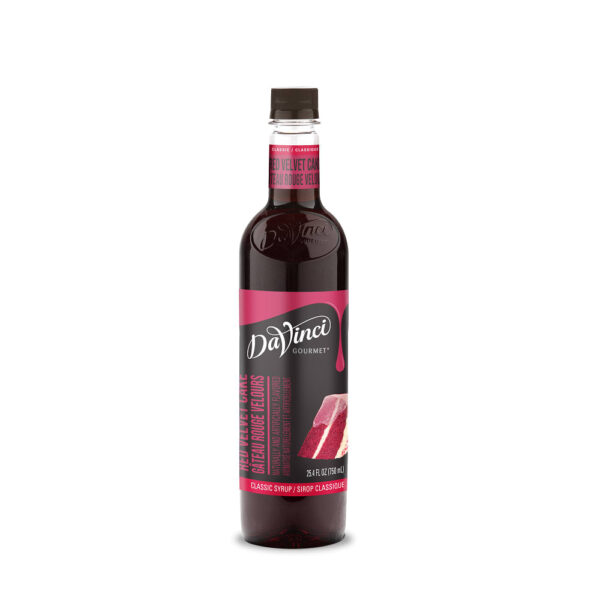 Jarabe de pastel de terciopelo rojo de Davinci Gourmet - 750ml
