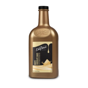 Salsa de chocolate blanco gourmet davinci -  1/2 galón